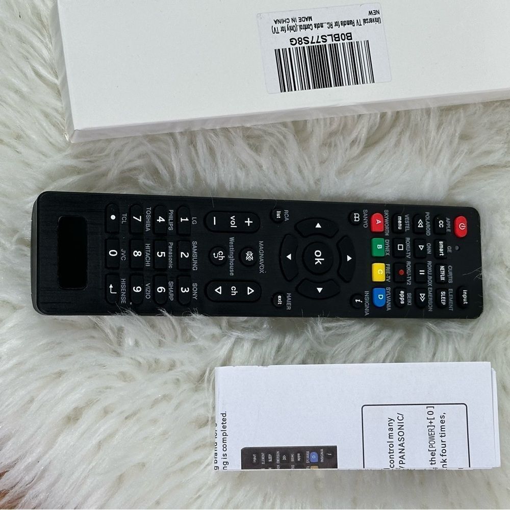 Universal Black Remote TV Control